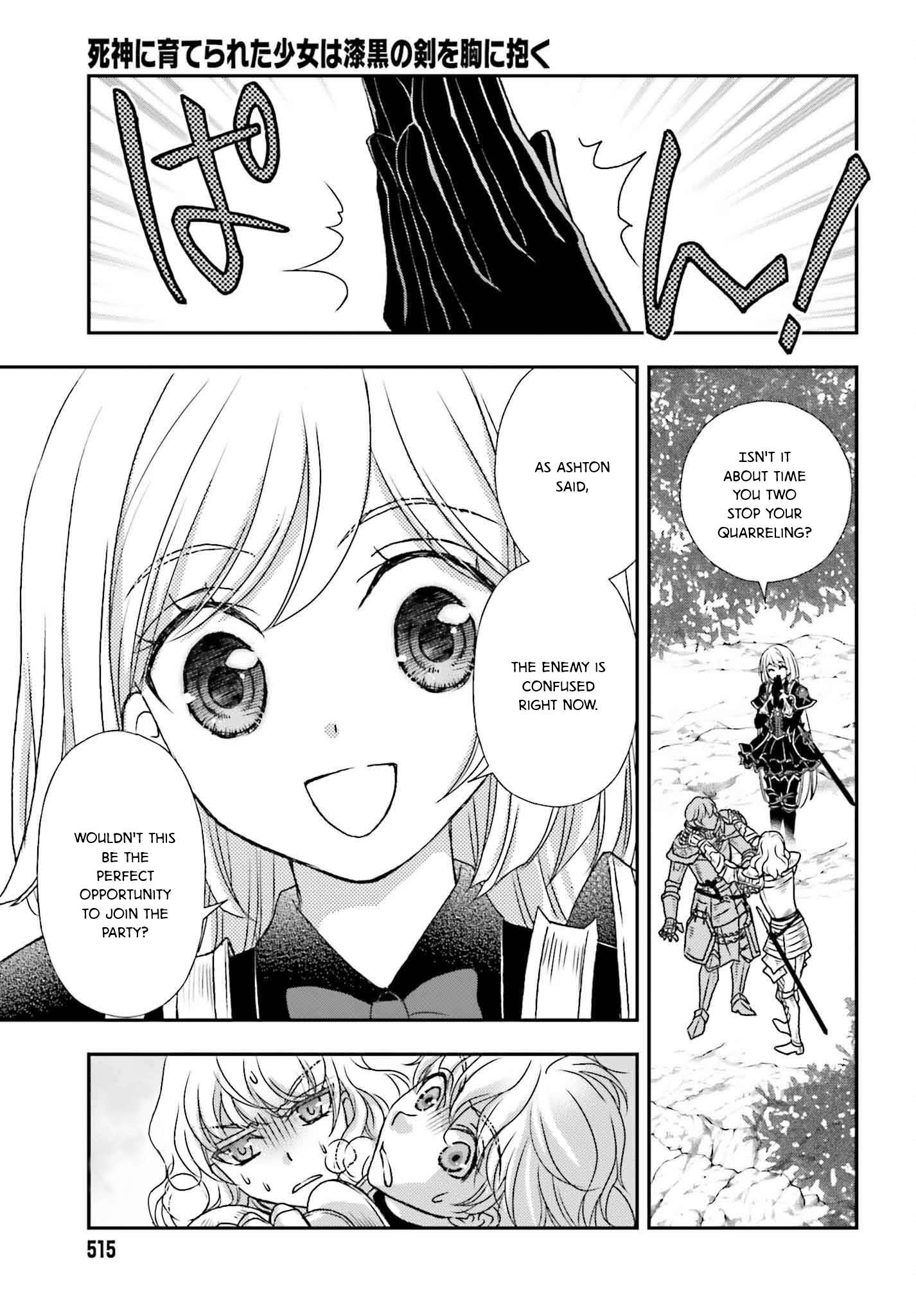 Shinigami ni Sodaterareta Shoujo wa Shikkoku no Tsurugi wo Mune ni Idaku Chapter 50 11